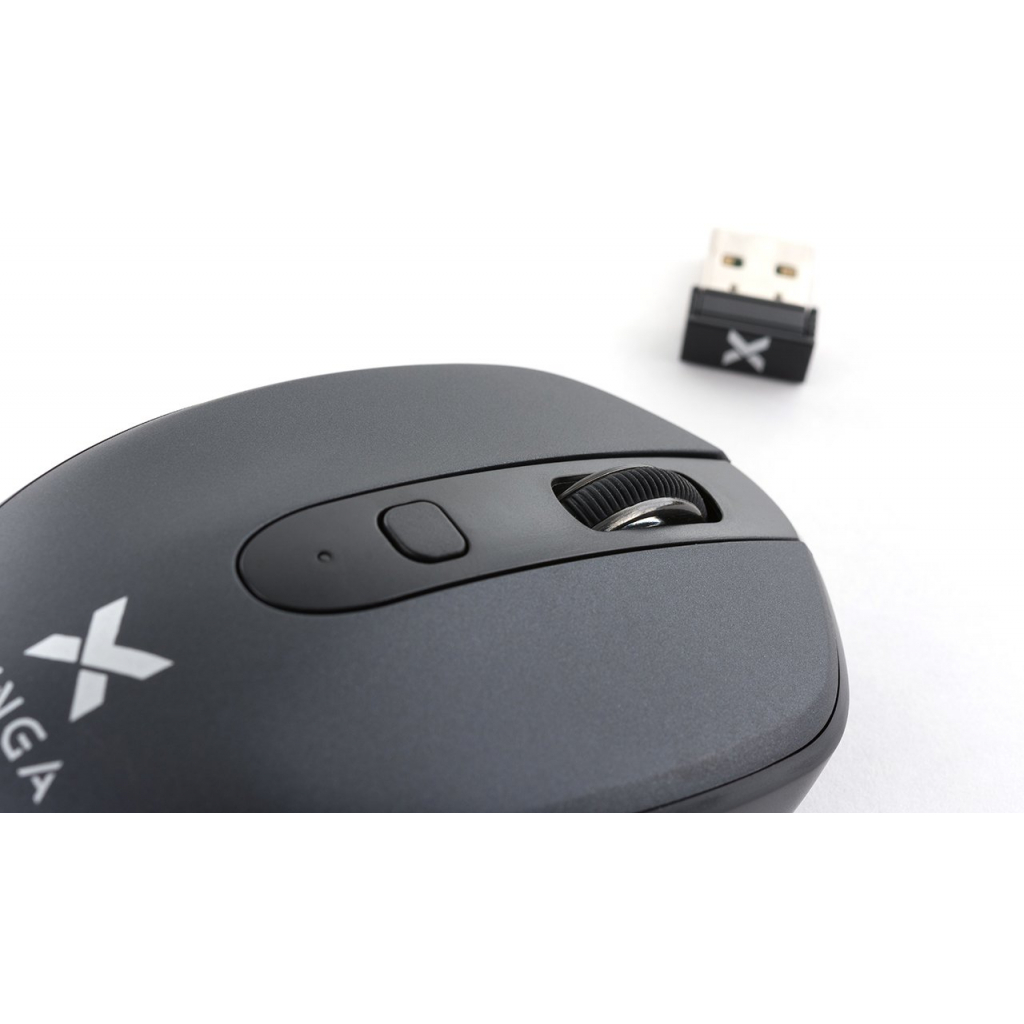 Мишка Vinga MSW-908 Silent Click grey - зображення 5