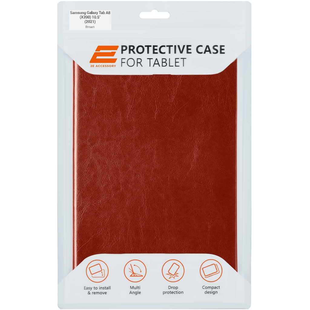 Чохол до планшета 2E Samsung Galaxy Tab A8 (X200) 10.5"(2021), Retro, Brown (2E-G-TABA8-IKRT-BR) - зображення 5