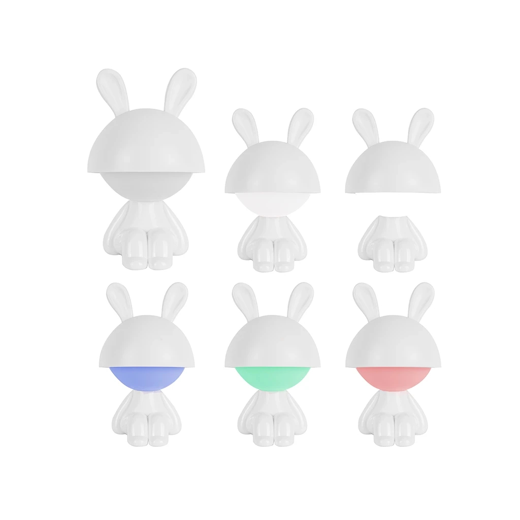 Нічник Kite Світильник LED з акумулятором Cute Bunny, білий (K25-316-1-1) - зображення 4