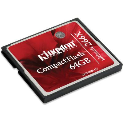 Карта пам'яті Kingston Compact Flash 64Gb Kingston Ultimate 266x (CF/64GB-U2) - зображення 1