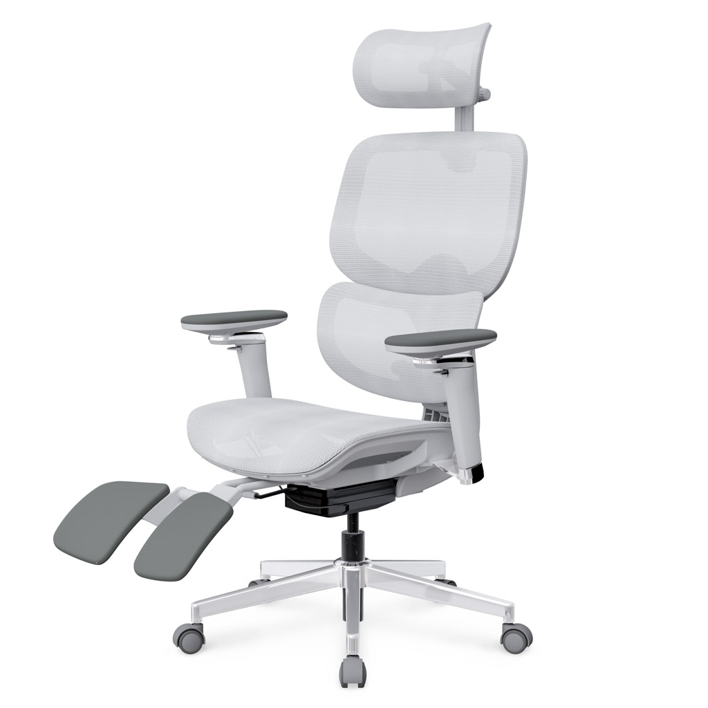 Офісне крісло Mealux D2 Air Plus Grey (HF-D2 Plus M/G) - зображення 3