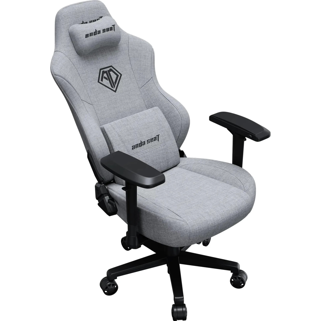 Крісло ігрове Anda Seat Phantom 3 Pro Fabric Size L Grey (AD18YC-06-G-F) - зображення 6