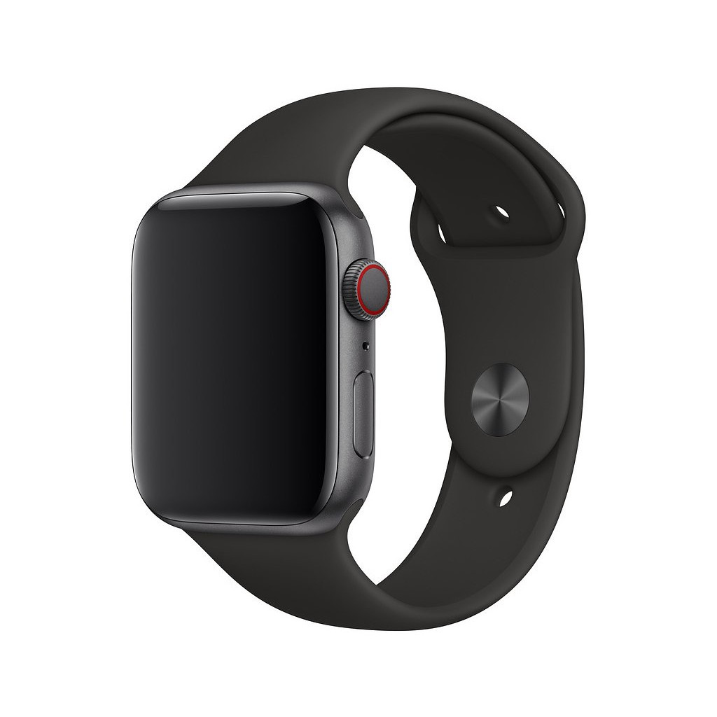 Ремінець до смарт-годинника Apple 44mm Sport Band Black - M/L & X/L, Model (MU9L2ZM/A) - зображення 2