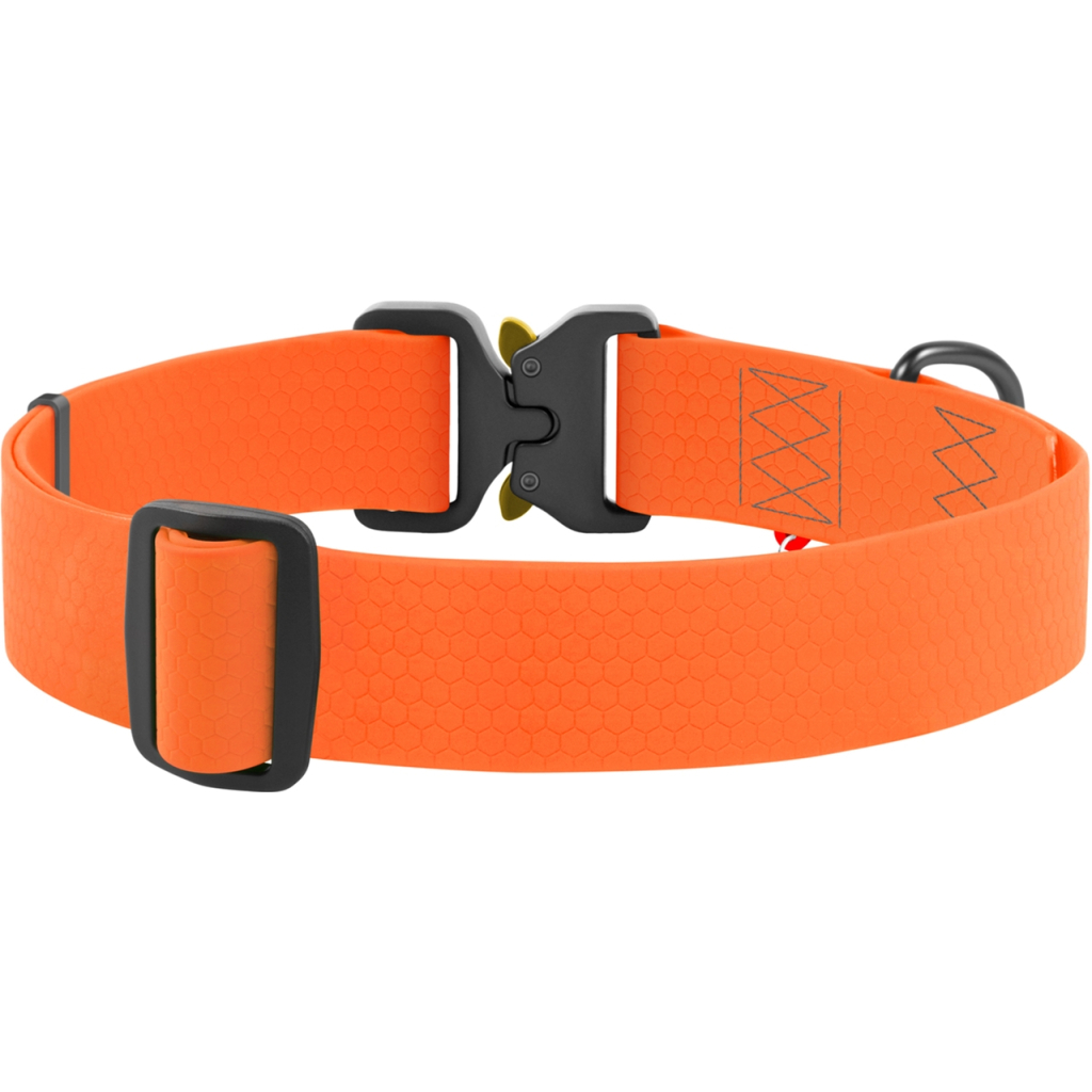 Нашийник для тварин WAUDOG Waterproof з QR паспортом XXL Ш 40 мм Д 43-70 см(помаранчевий) (28014) - зображення 2