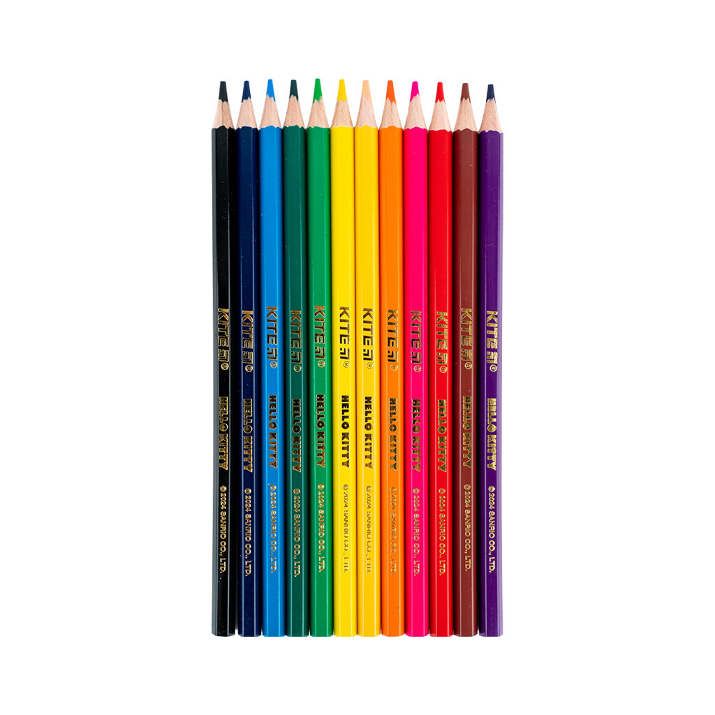 Олівці кольорові Kite Hello Kitty 12 кольорів (HK24-051) - зображення 3