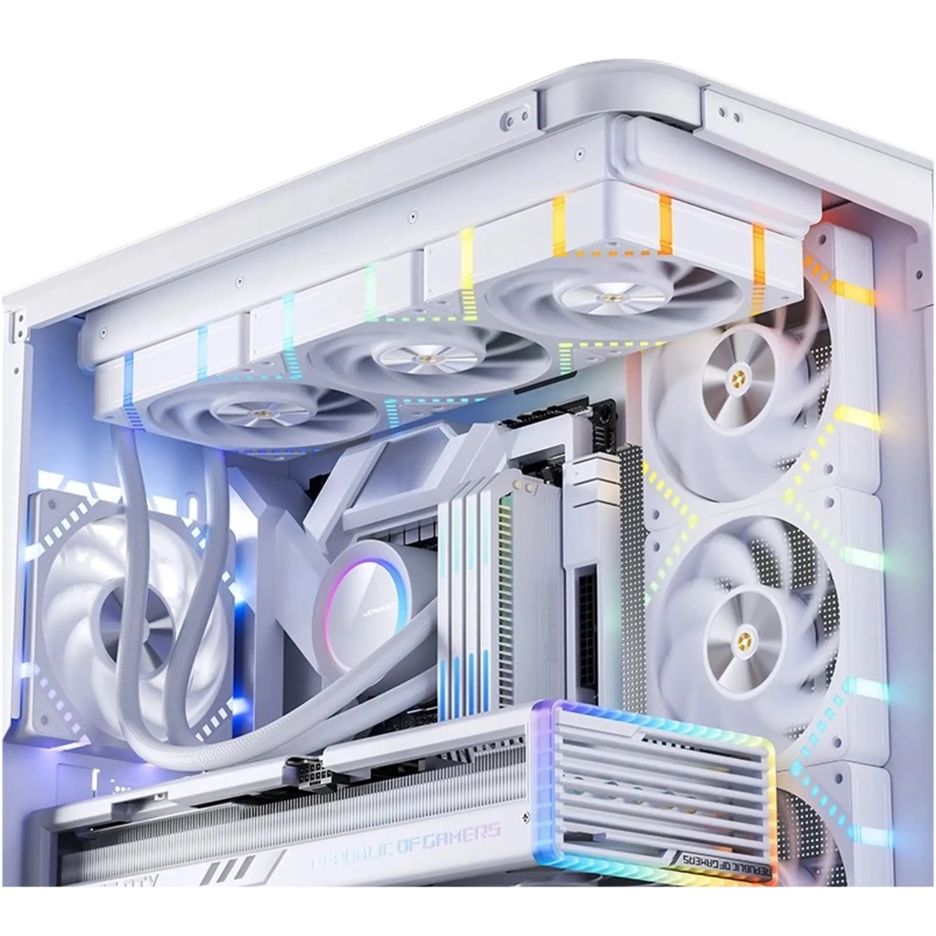 Кулер до корпусу JONSBO HF2-120W ARGB White - зображення 12