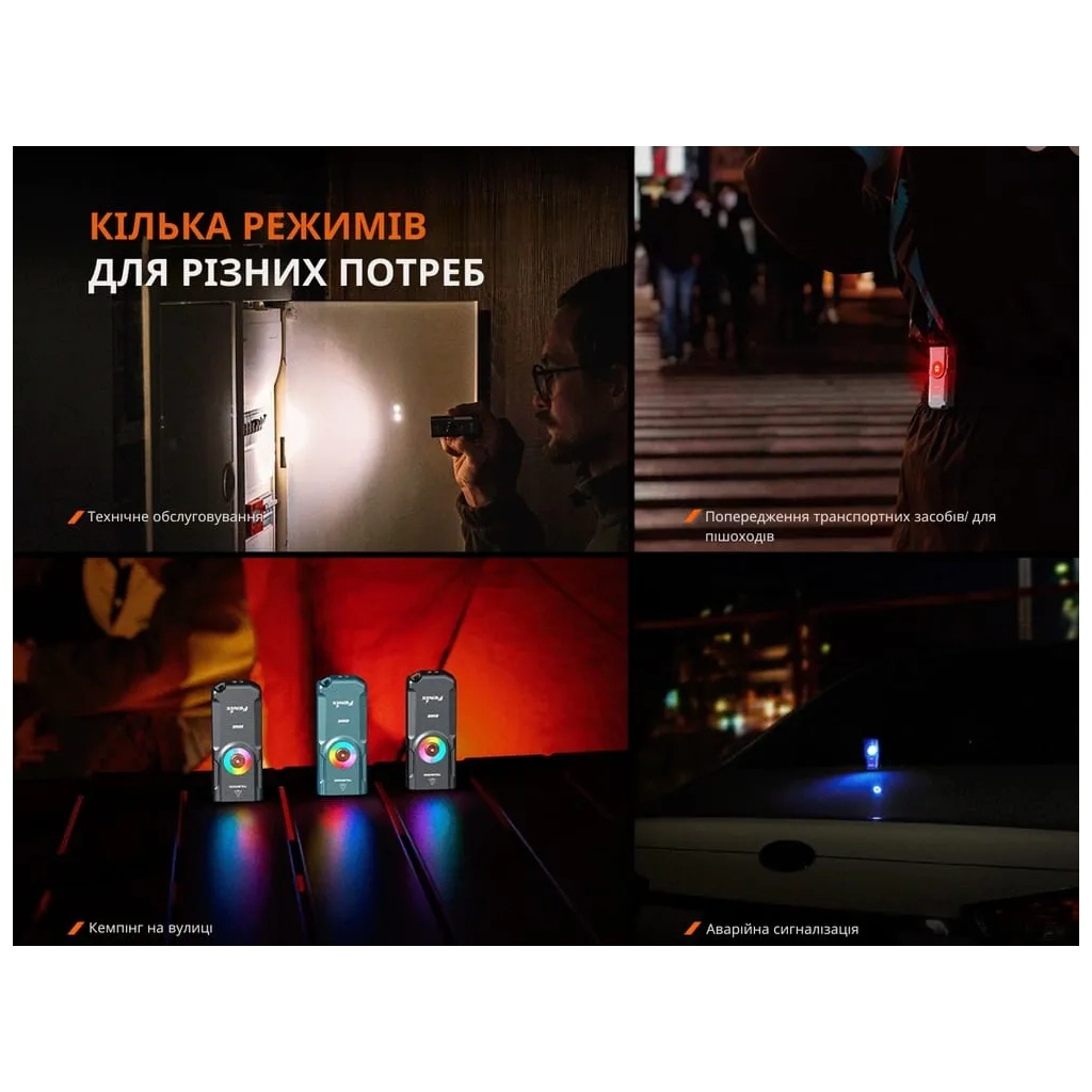 Ліхтар Fenix E06R білий (E06RWH) - зображення 11