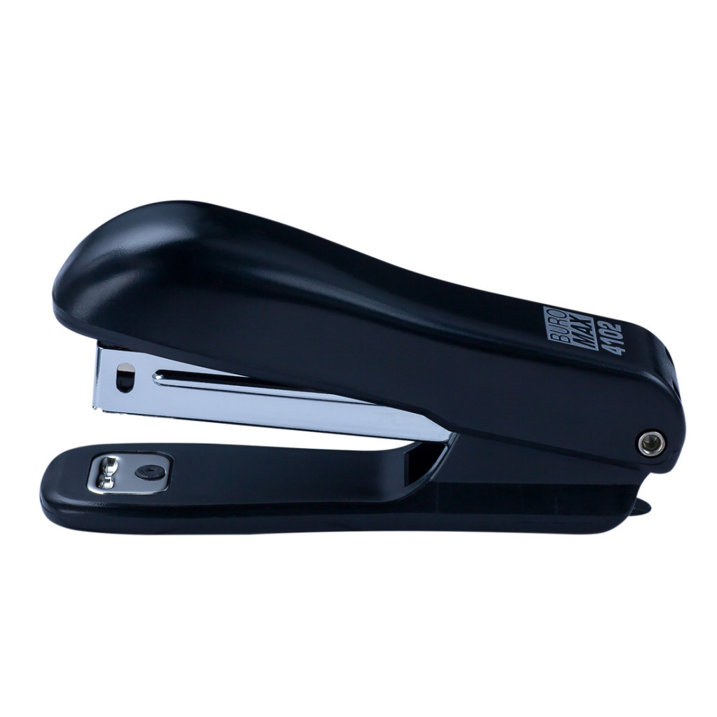 Степлер Buromax JOBMAX №10,10 аркушів 90x39x24мм, чорний (BM.4102-01) - зображення 1