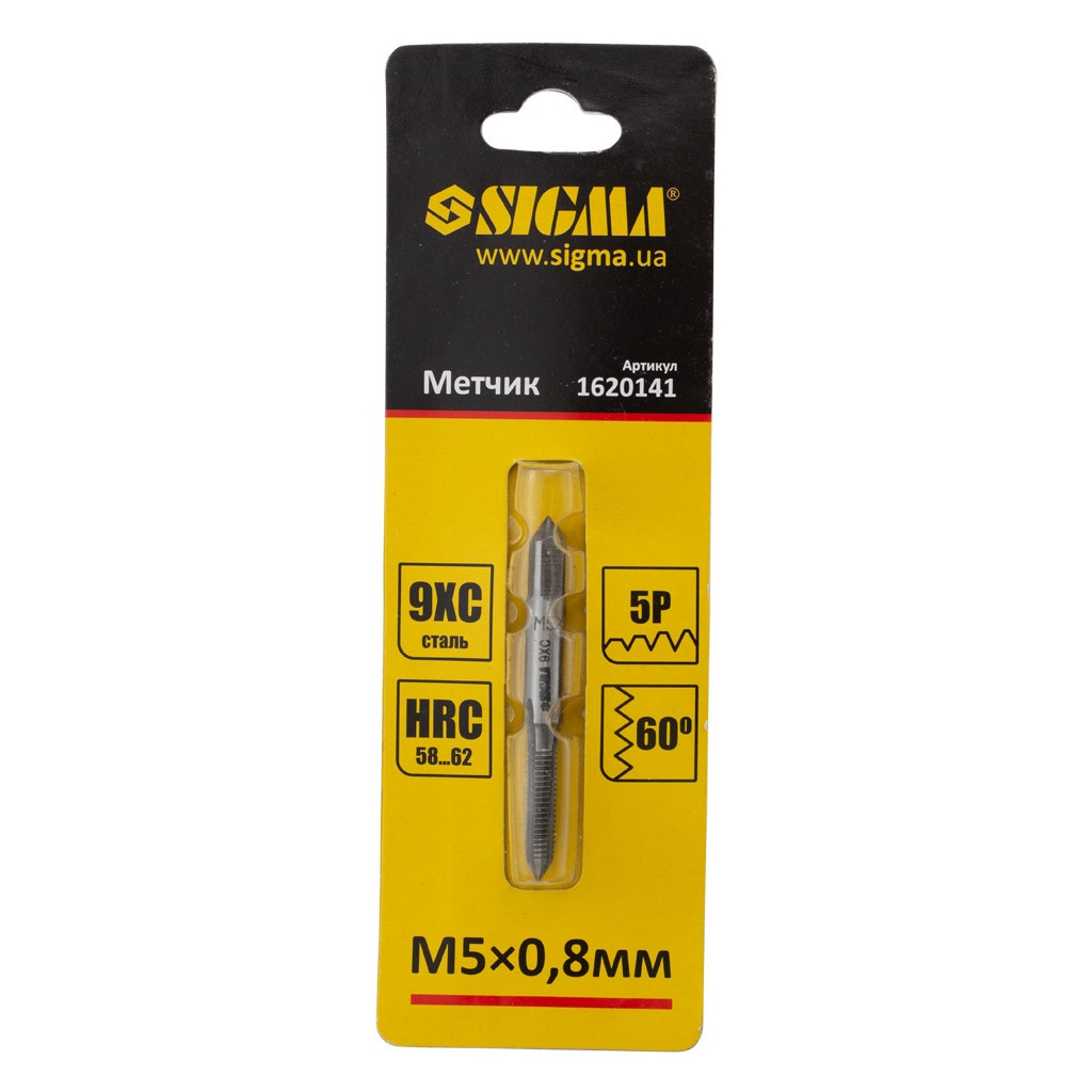 Мітчик Sigma М5x0.8мм (1620141) - изображение 2