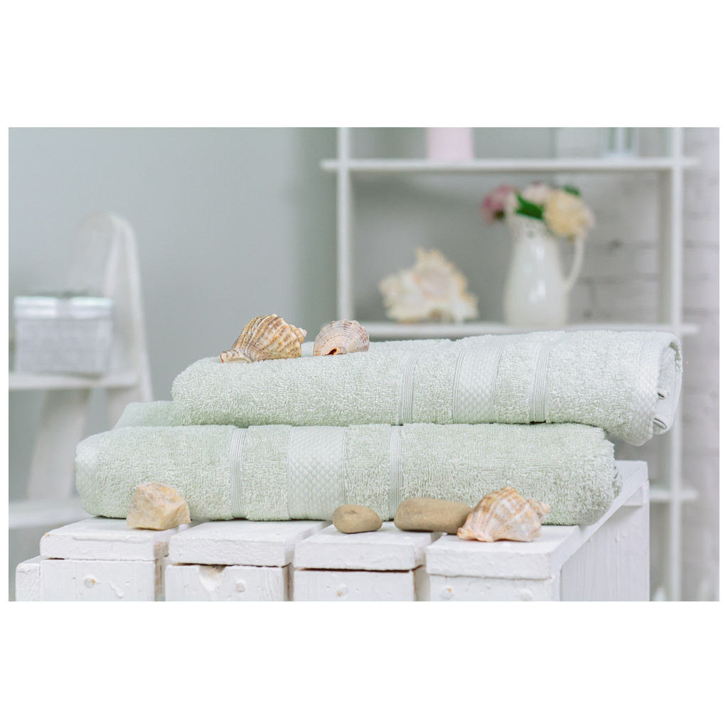 Рушник MirSon набір банний 5008 SoftNess Menthol 50x90, 70x140 (2200003183009) - зображення 1