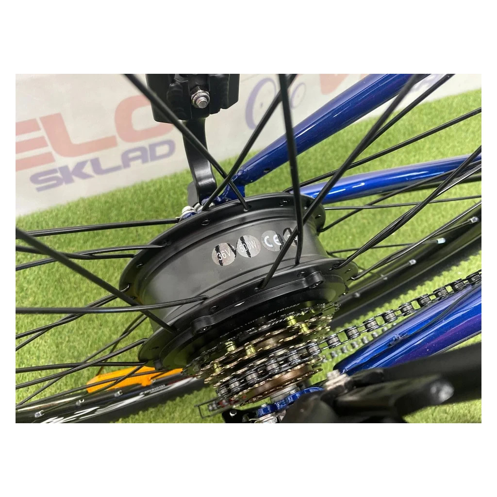 Електровелосипед Formula eSMART FRW AM Vbr 24" 15" 36B 12.5А*г St 2024 Синій (ELB-FR-24-028) - зображення 6