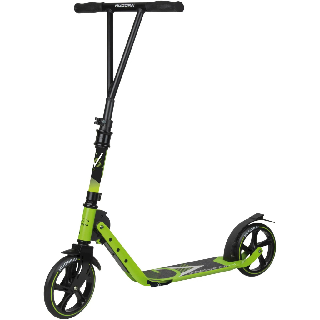 Самокат Hudora BigWheel Generation V 205 Lime (14113) (4005998852095) - зображення 1