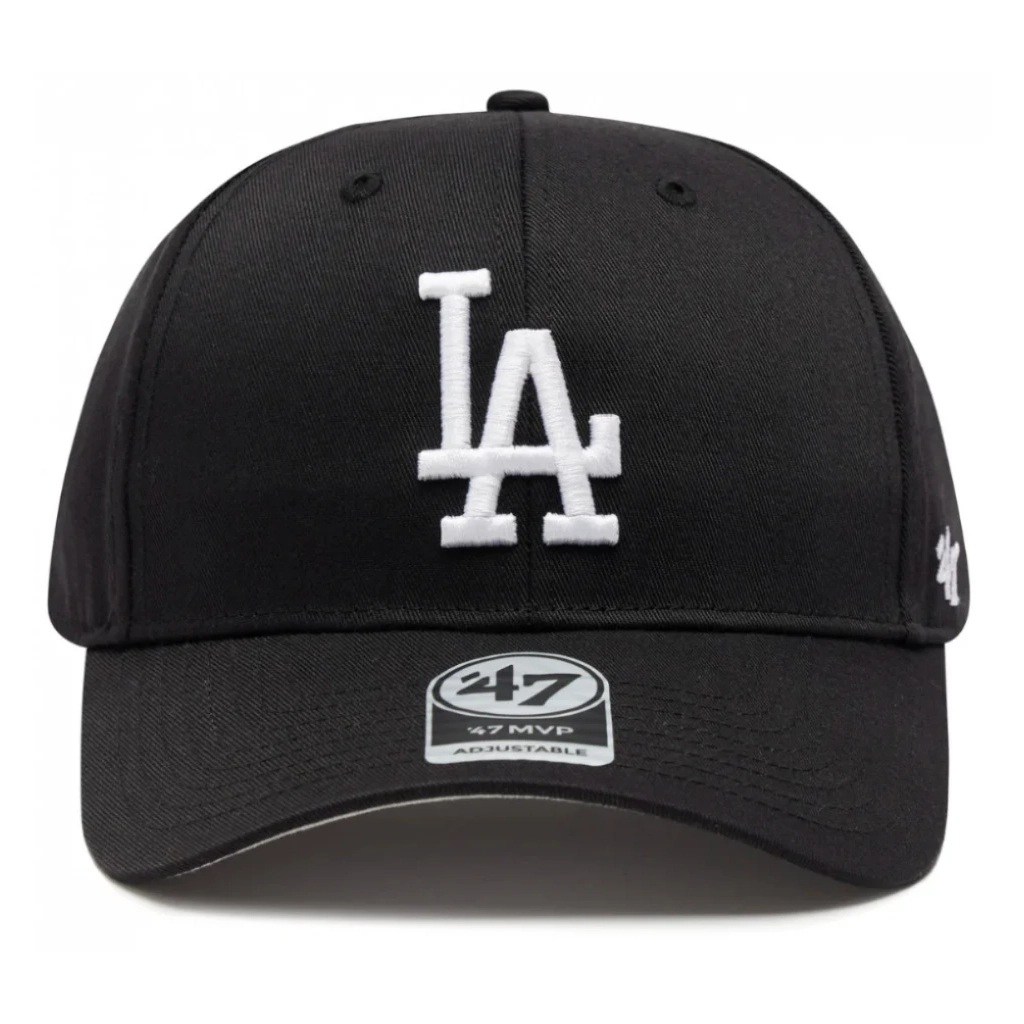 Кепка 47 Brand LOS ANGELES DODGERS RAISED BAS B-RAC12CTP-BKA чорний, сірий (194602042855) - зображення 3