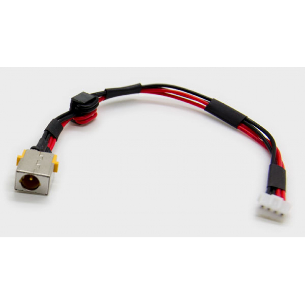 Роз'єм живлення ноутбука з кабелем для Acer PJ462 (5.5mm x 1.7mm), 4-pin, 19 см Универсальный (A49065) - зображення 1
