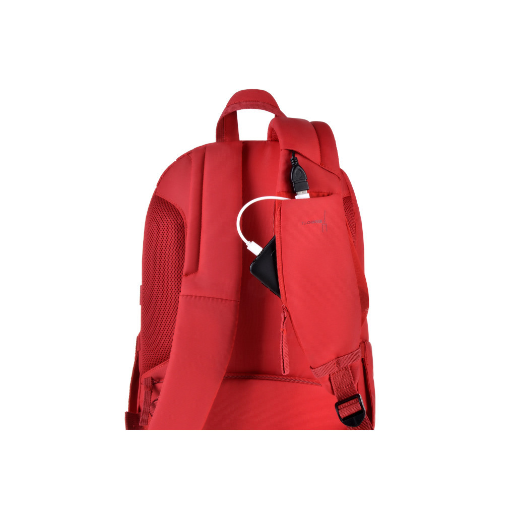 Рюкзак для ноутбука Tucano 16" Bravo Red (BKBRA-R) - зображення 14