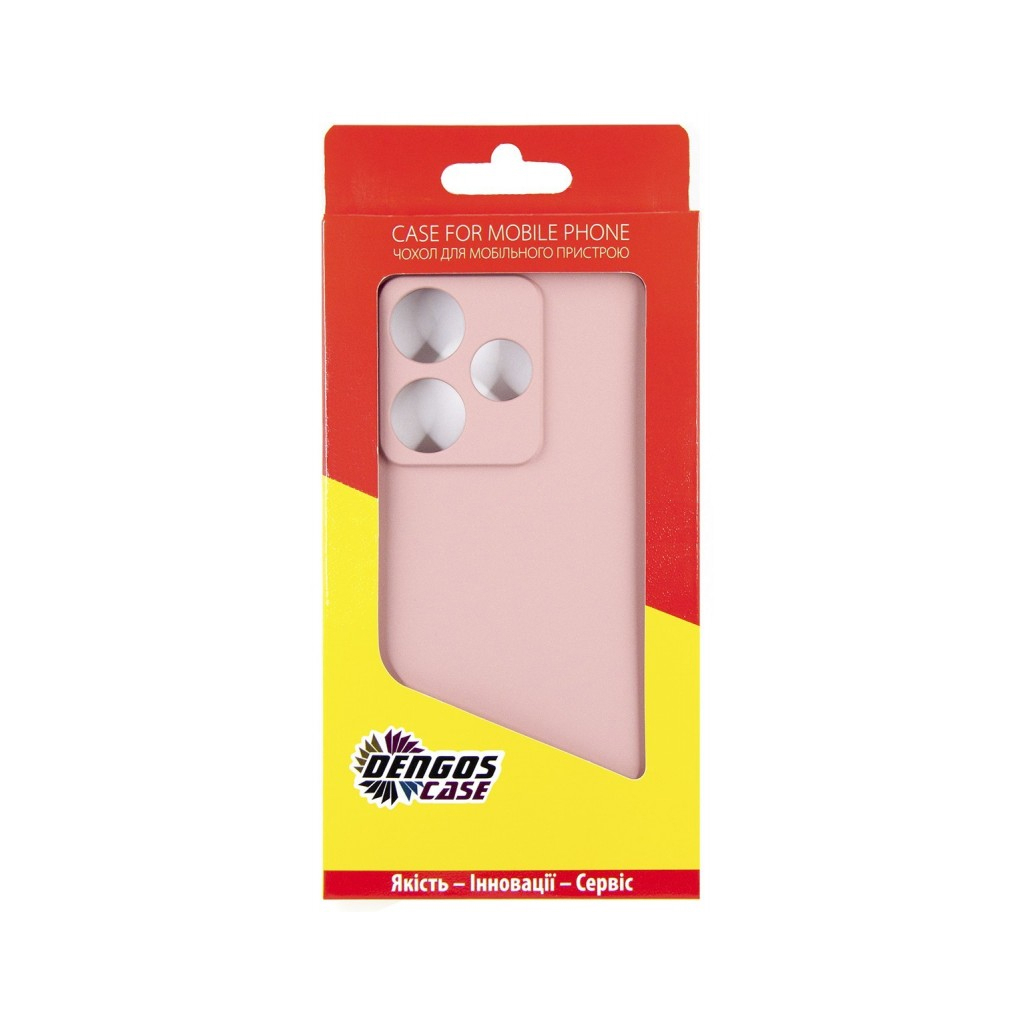 Чохол до мобільного телефона Dengos Soft Xiaomi Redmi 13 4G (pink) (DG-TPU-SOFT-61) - зображення 4