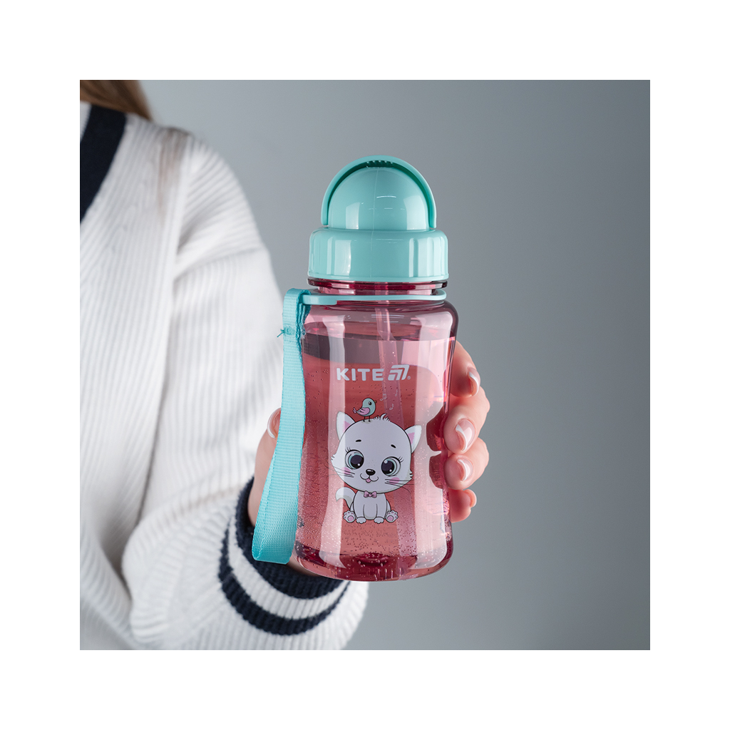 Поїльник-непроливайка Kite Kitty, 350 мл, рожева (K25-399-2) - зображення 4