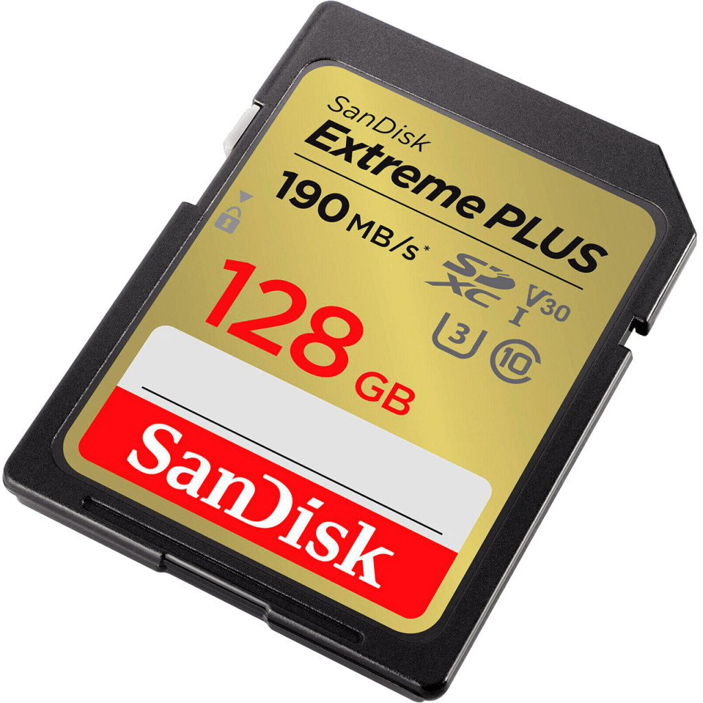 Карта пам'яті SanDisk 128GB SDXC class 10 UHS-I U3 4K Extreme Plus (SDSDXWA-128G-GNCIN) - зображення 3