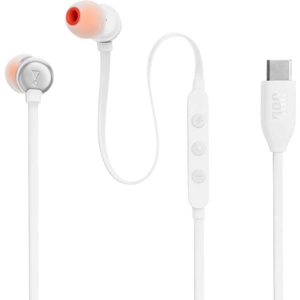Навушники JBL Tune 310C USB-C White (JBLT310CWHT) - зображення 2