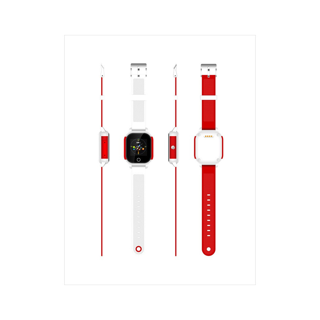 Смарт-годинник UWatch GW700S Kid smart watch White/Red (F_86985) - зображення 2