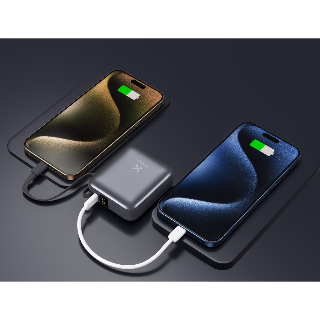 Батарея універсальна Vinga 10000 mAh 35W Display Cable (VPBB1035C) - picture 8