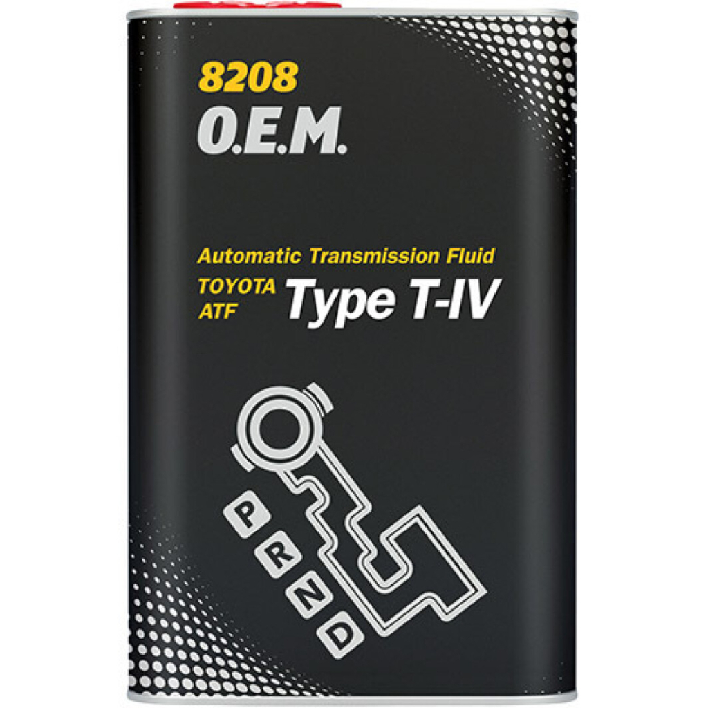 Трансмісійна олива Mannol 8208 O.E.M. TYPE T-IV AUTOMATIC SPECIAL 1л (MN8208-1ME) - зображення 1