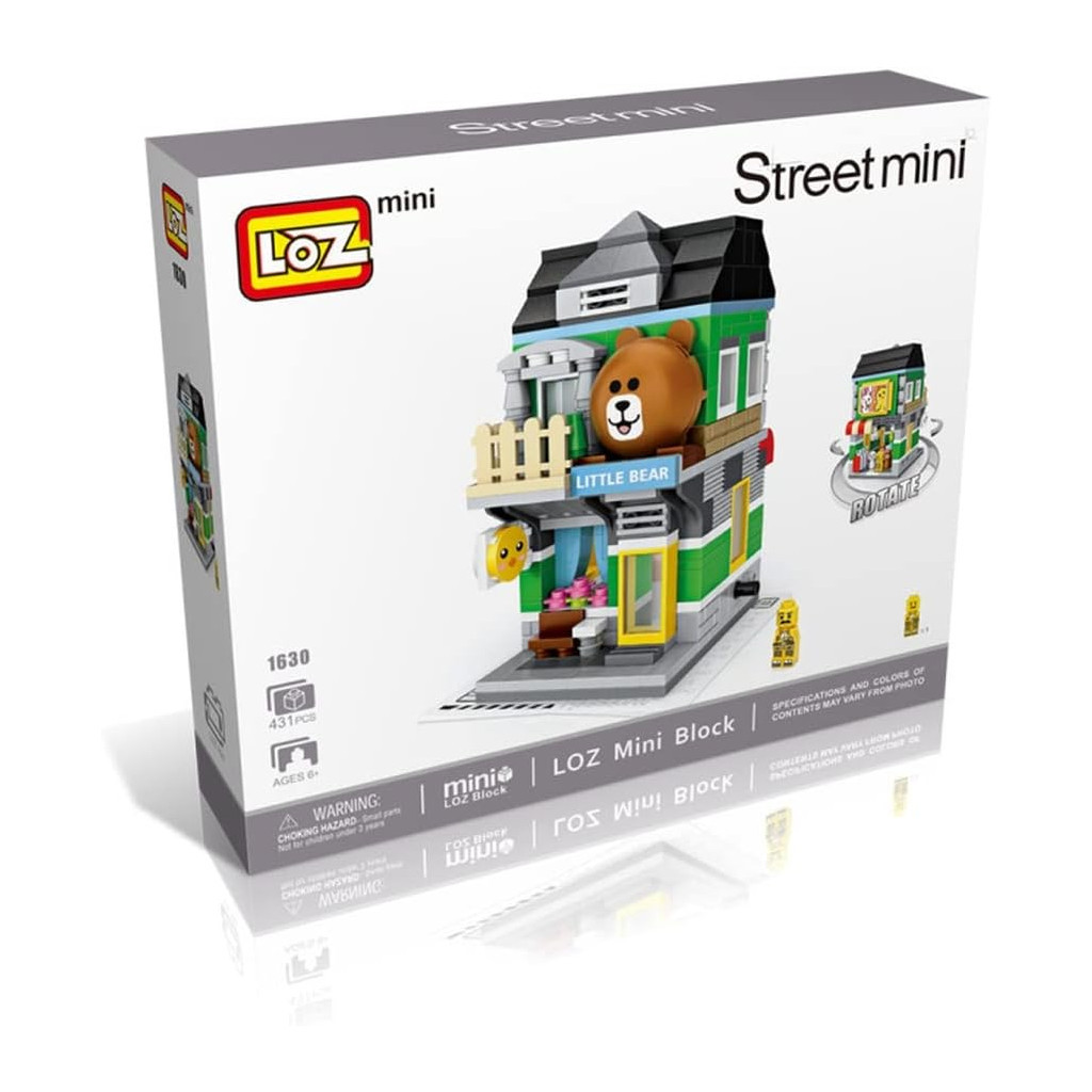 Конструктор LOZ mini Магазин Маленький ведмедик (1630) - зображення 1