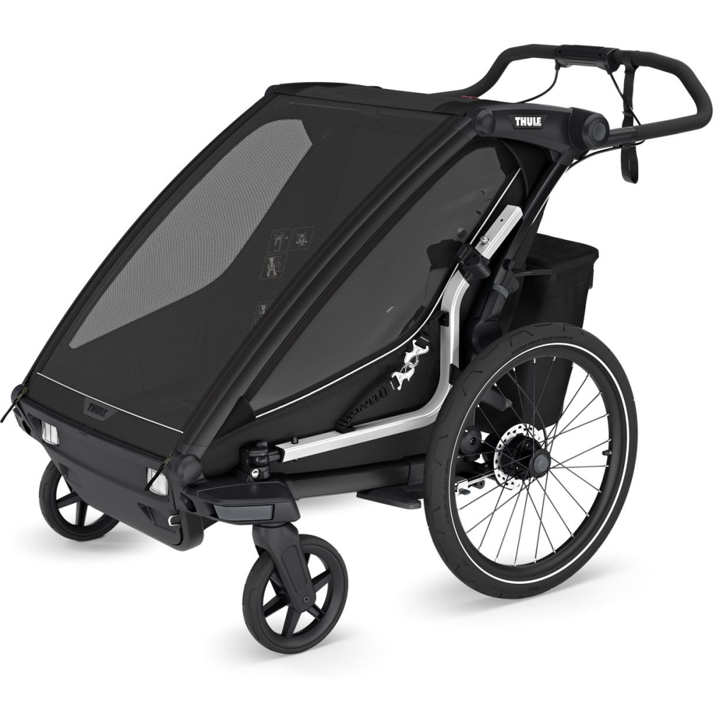 Коляска Thule Chariot Sport 2 Double (Black) (TH 10201031) - зображення 3