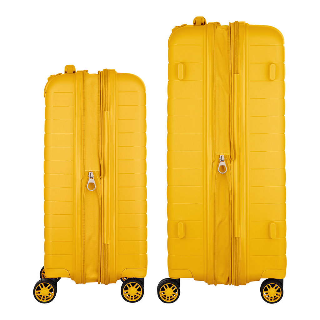 Набір валіз 2E Aero (M+S), бурштиново-жовті (2E-SPP-AERO-SET2-AY) - зображення 6