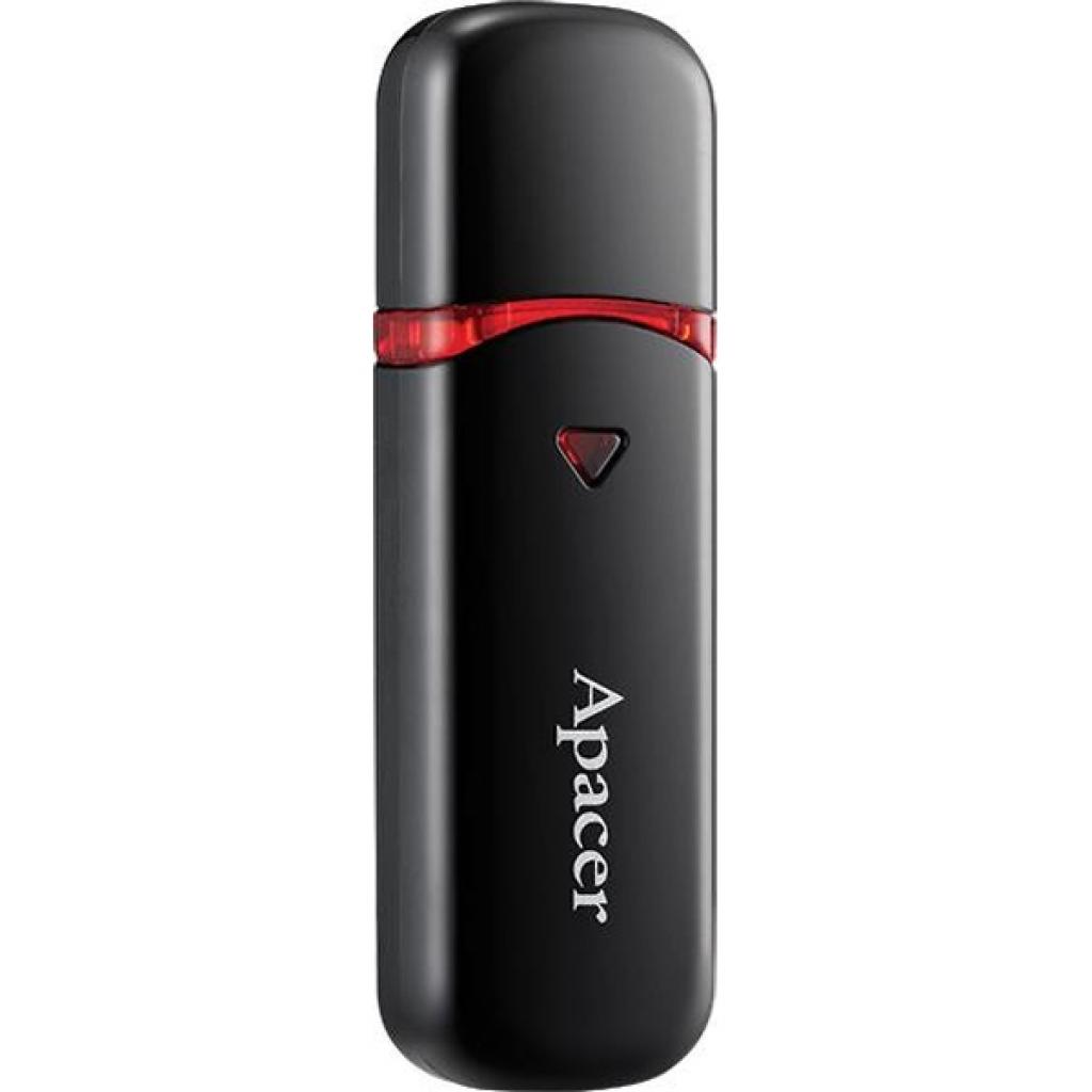 USB флеш накопичувач Apacer 32GB AH333 black USB 2.0 (AP32GAH333B-1) - изображение 3