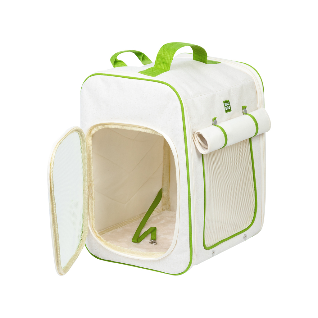 Переноска для тварин WAUDOG Relax Eco 42х34х27 см для котів та дрібних порід собак до 8 кг (9986) - изображение 3