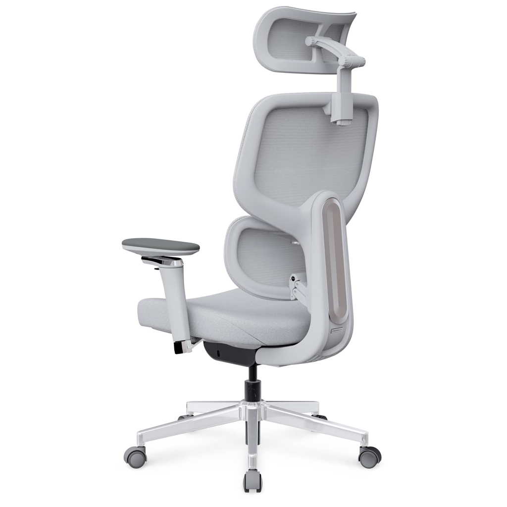 Офісне крісло Mealux D2 Air Fabric Grey (HF-D2 F/G) - зображення 8