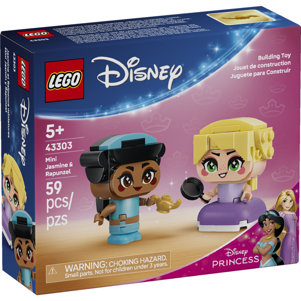 Конструктор LEGO Disney Princess Мініпринцеси Жасмін і Рапунцель (43303) - зображення 1
