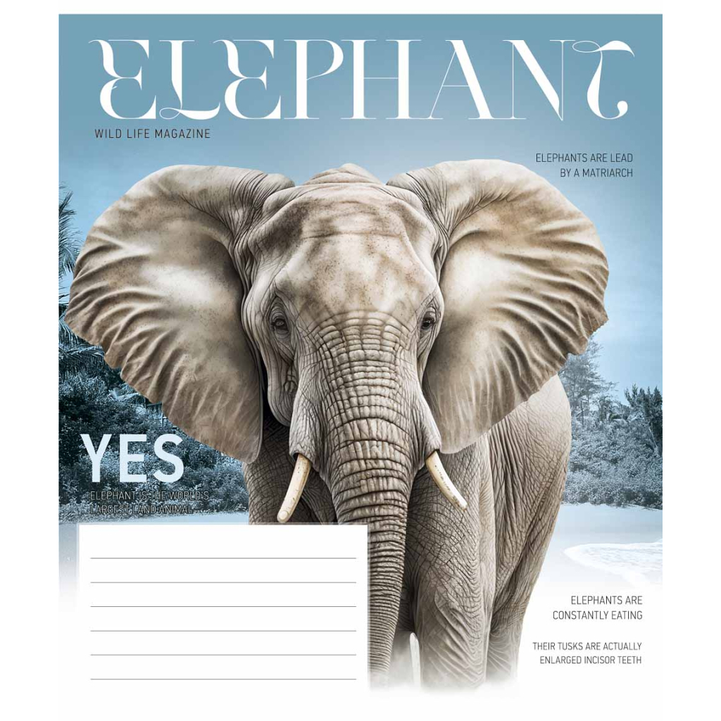 Зошит Школярик Fauna magazine 18 аркушів клітинка (018-3428K) - зображення 3