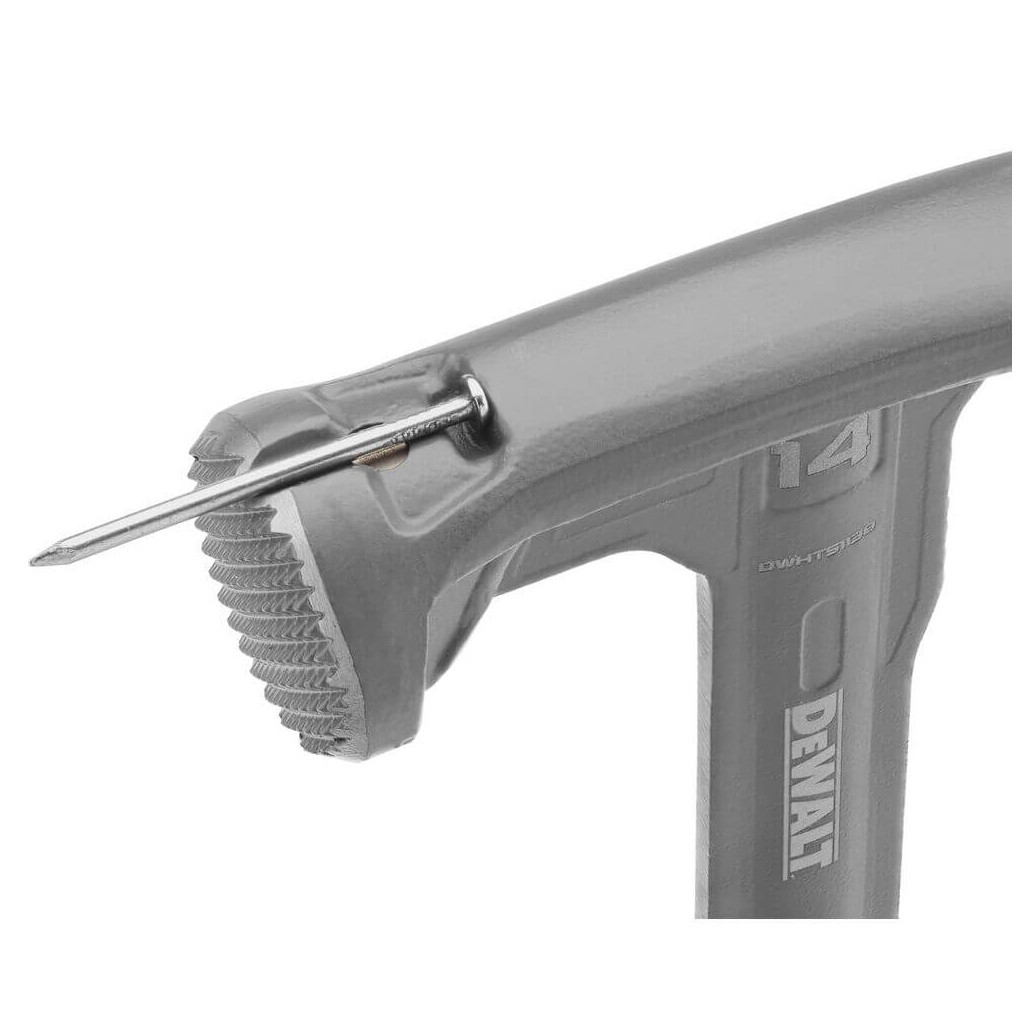 Молоток DeWALT RIP-CLAW, суцільнометалевий, 397 г, з прямим цвяхом. (DWHT51138-0) - изображение 4