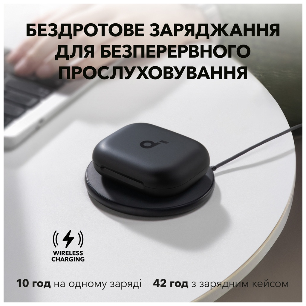 Навушники Anker SoundСore AeroFit 2 Black (A3874G11) - зображення 10