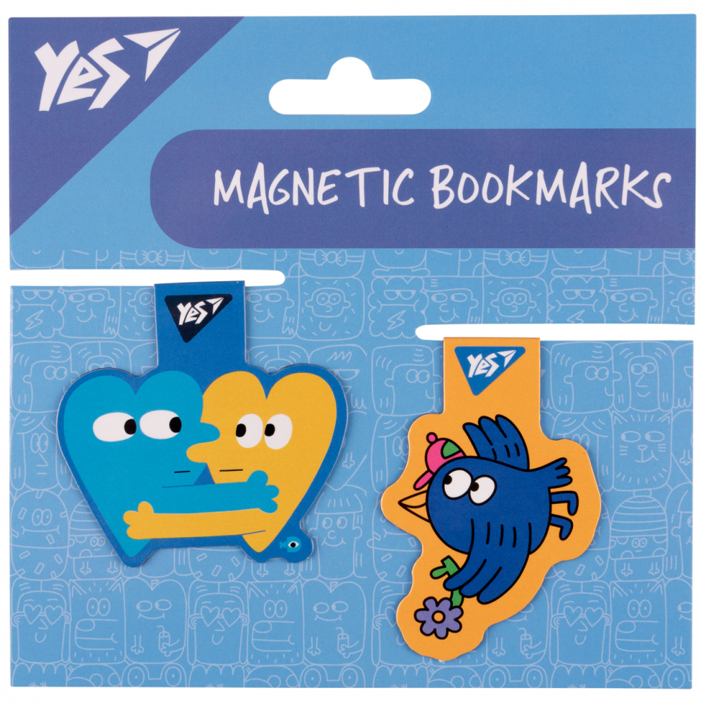 Закладки для книг Yes магнітні Stand with Ukraine, 2шт (708125) - зображення 1