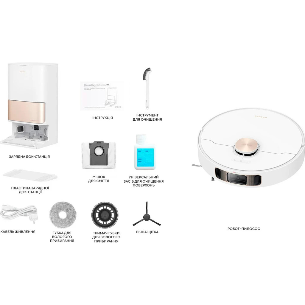 Пилосос Dreame Bot L10s Pro (RLL82CE) - зображення 2