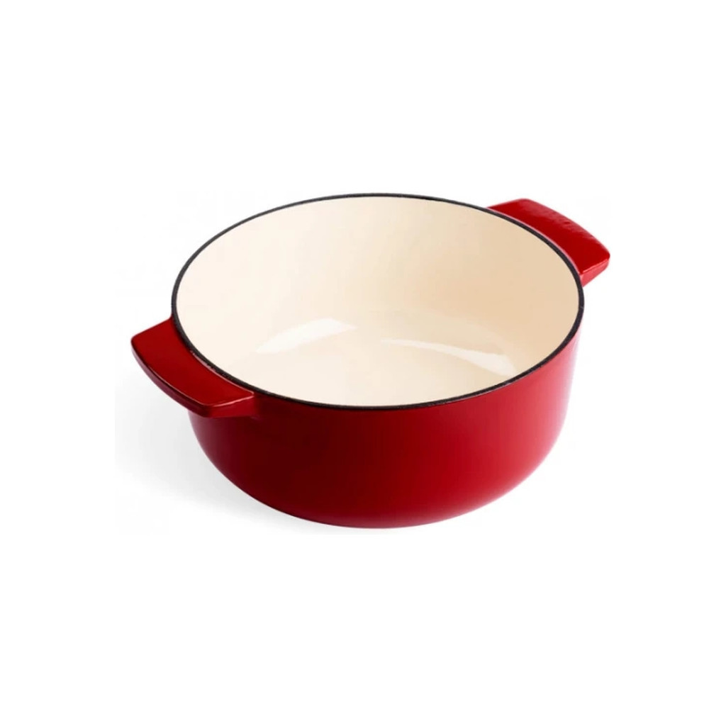 Каструля KitchenAid чавунна з кришкою 5,2 л Червона (CC006060-001) - зображення 3