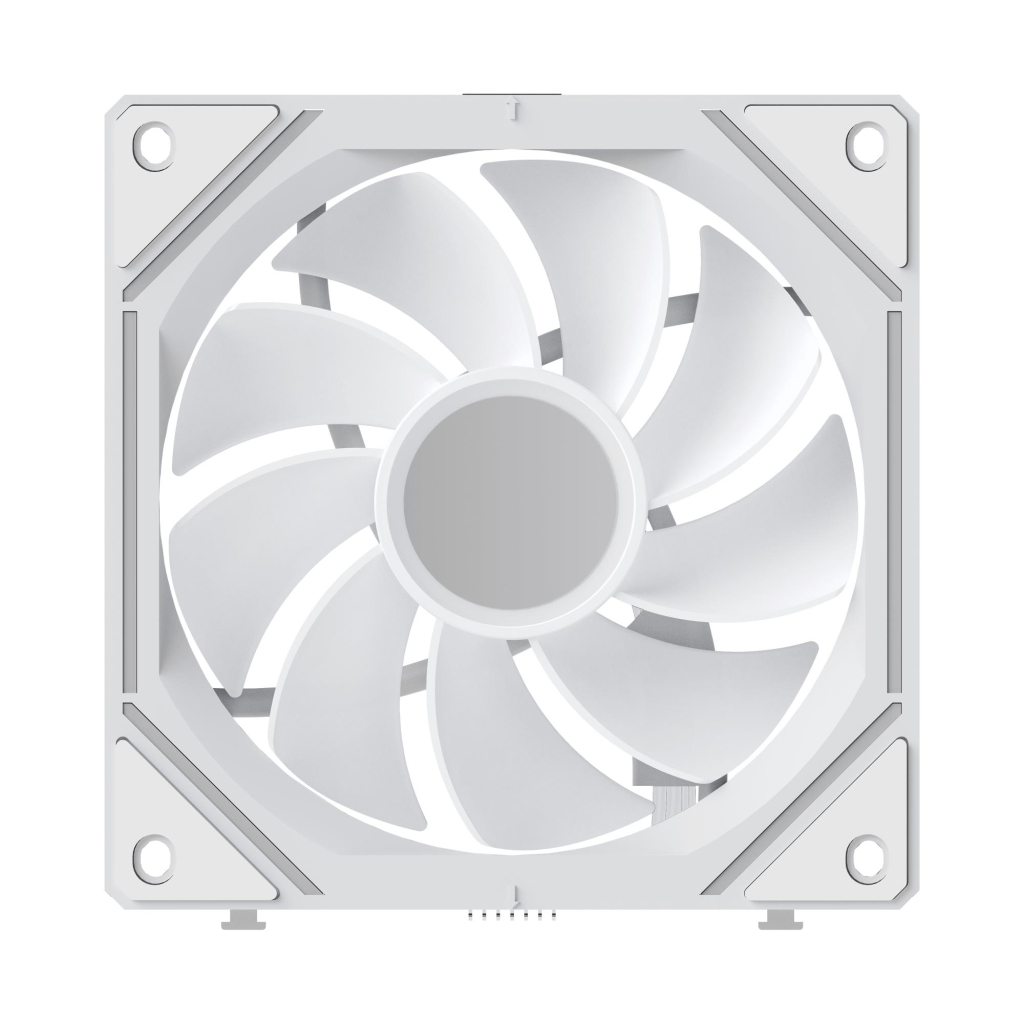 Кулер до корпусу OCYPUS GAMMA F12 UNI WH ARG (GAMMA-F12-WH3AM01U-GL) - зображення 4