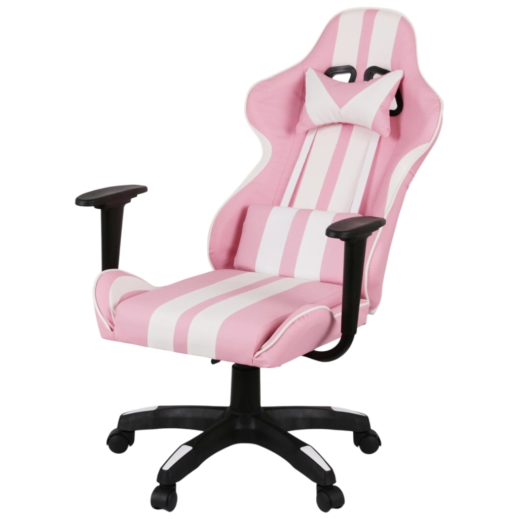 Крісло ігрове Аклас Стрік Light ANF Рожевий (PU-рожевий/білий) (00160345) - зображення 7