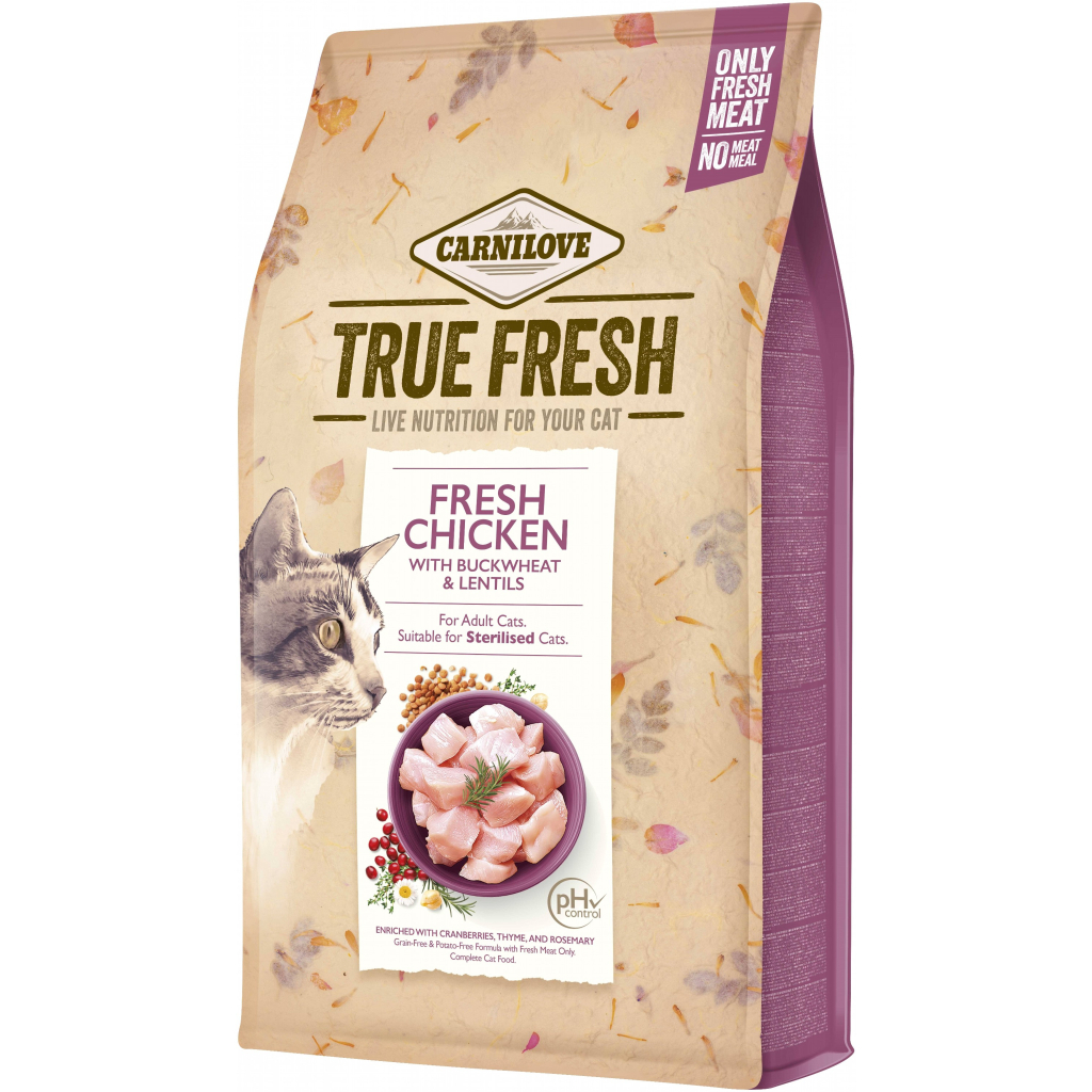 Сухий корм для кішок Carnilove True Fresh Cat Chicken 4.8 кг (8595602561490) - зображення 1