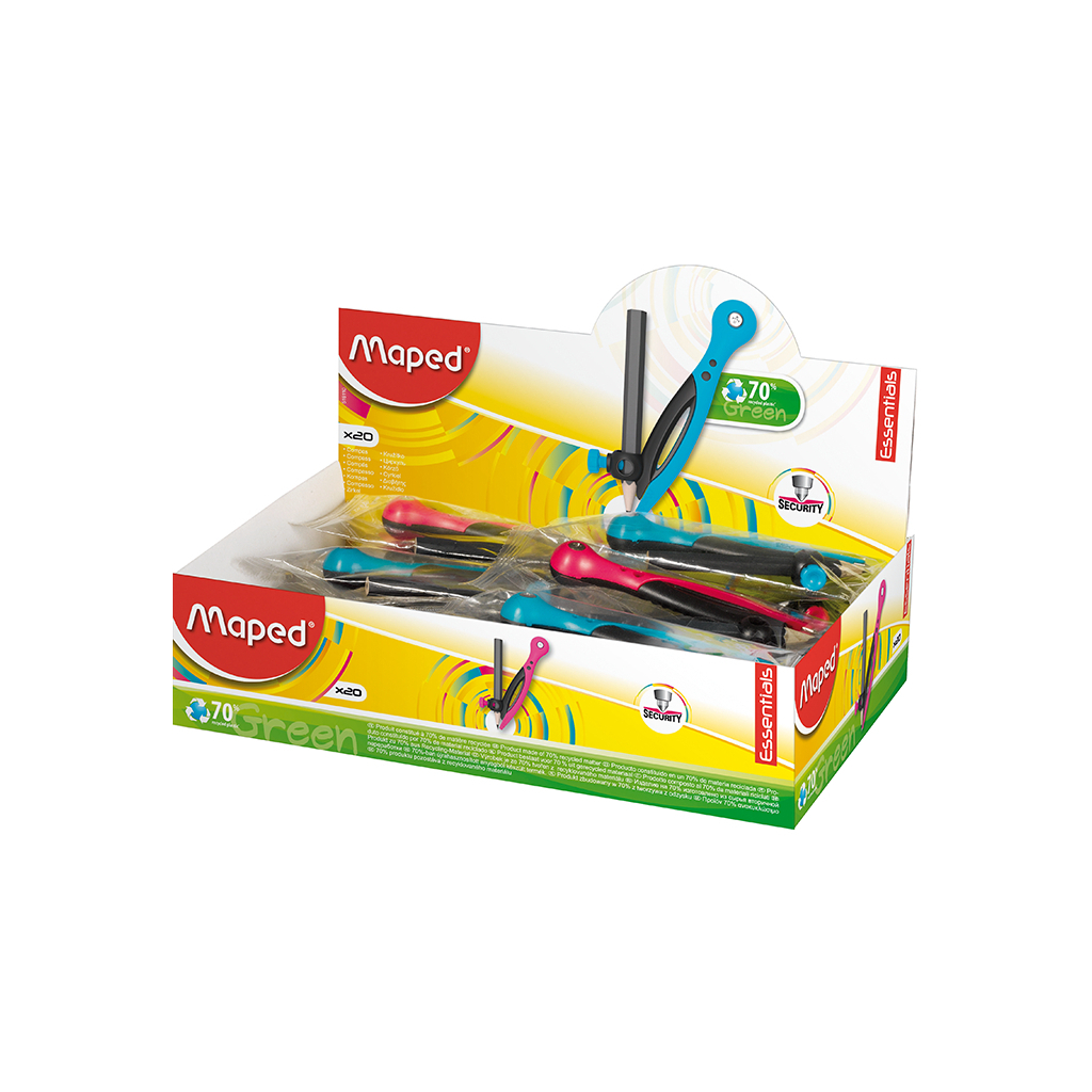 Циркуль Maped ESSENTIALS пластиковий з універсальним тримачем, асорти (MP.518110) - зображення 4