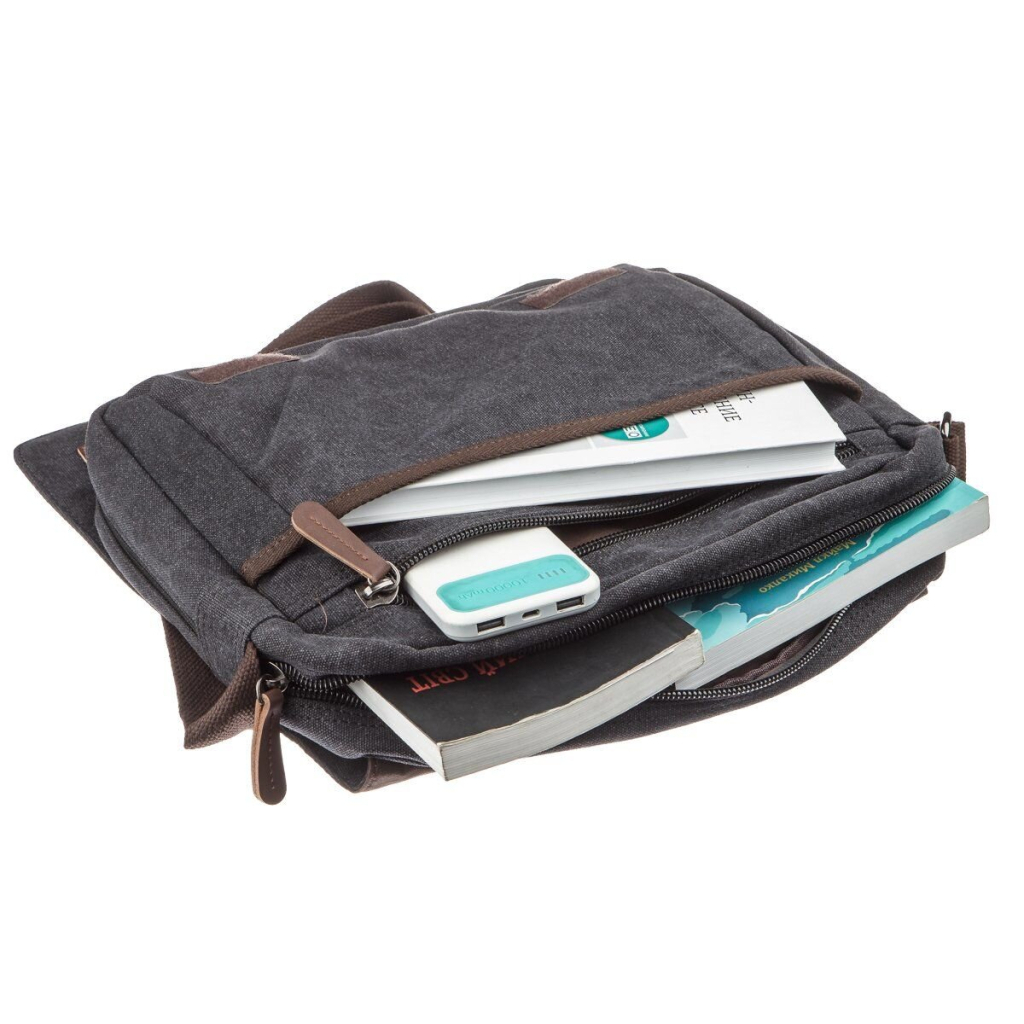 Сумка Vintage Текстильна Чорна (20088) - зображення 6