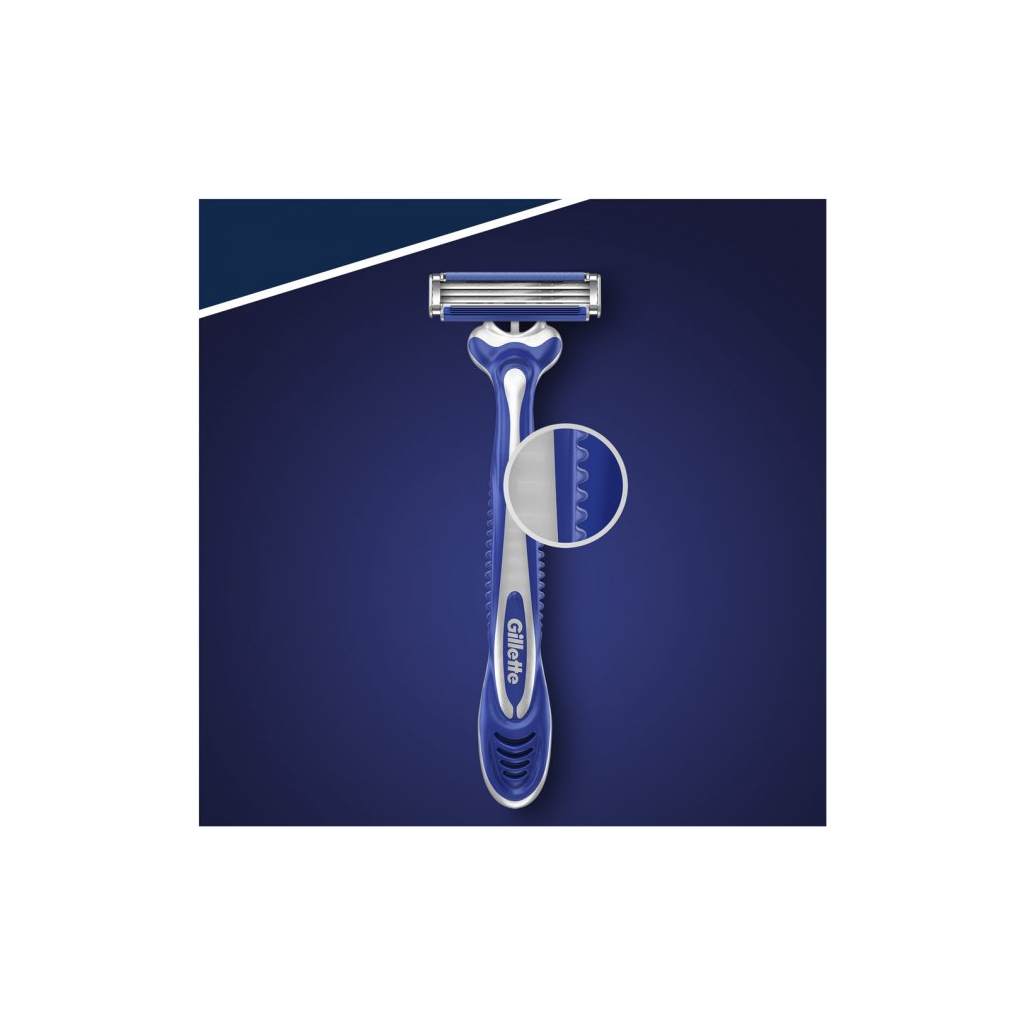 Бритва Gillette Blue3 Comfort одноразова 3 шт. (7702018531813) - зображення 2