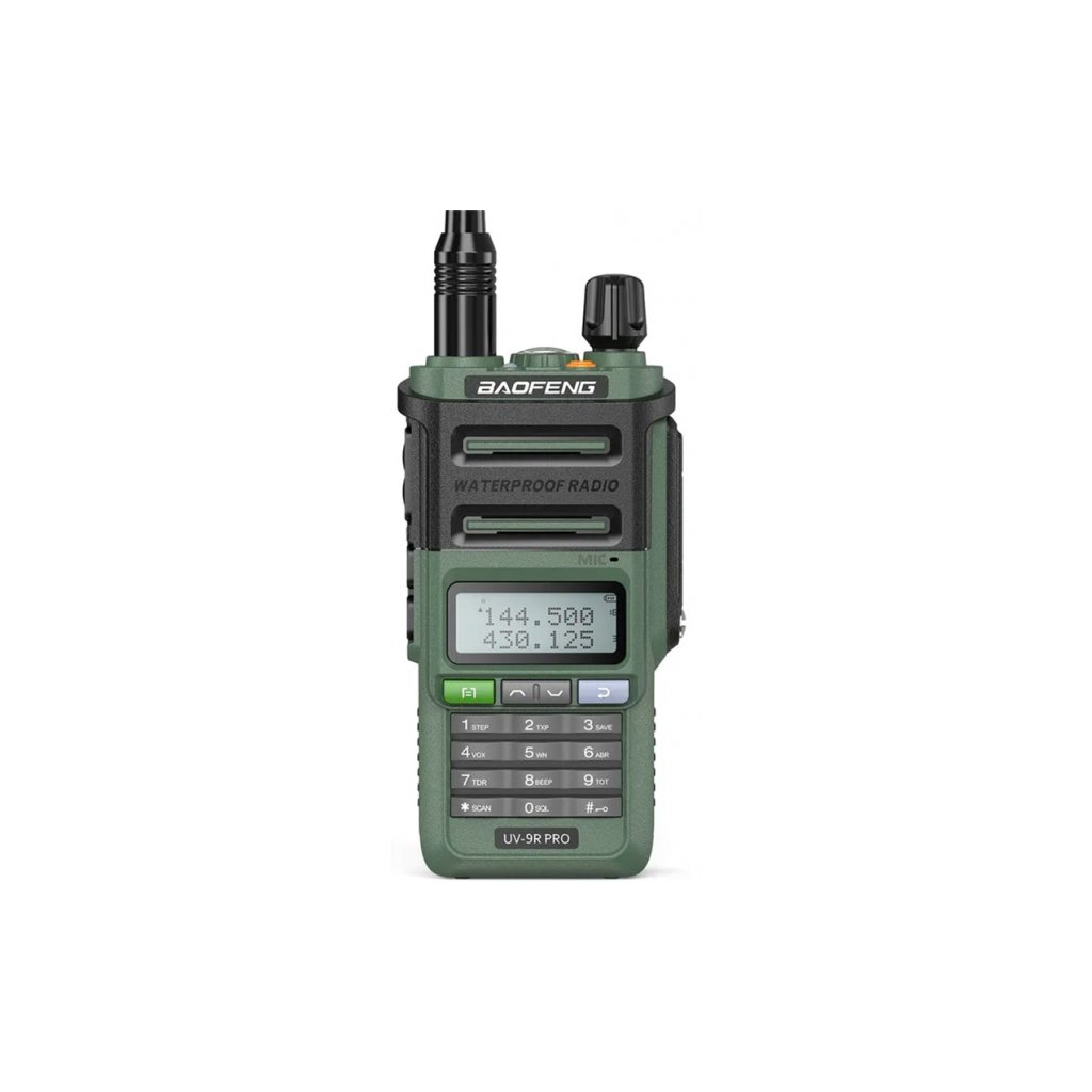 Портативна рація Baofeng UV-9R Pro Green - зображення 1