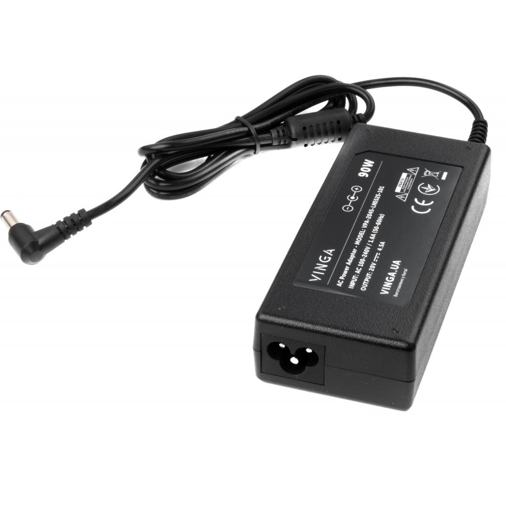 Блок живлення до ноутбуку Vinga Lenovo 90W 20V 4.5A 5.5*2.5 (VPA-2045-LN5525-101) - зображення 4