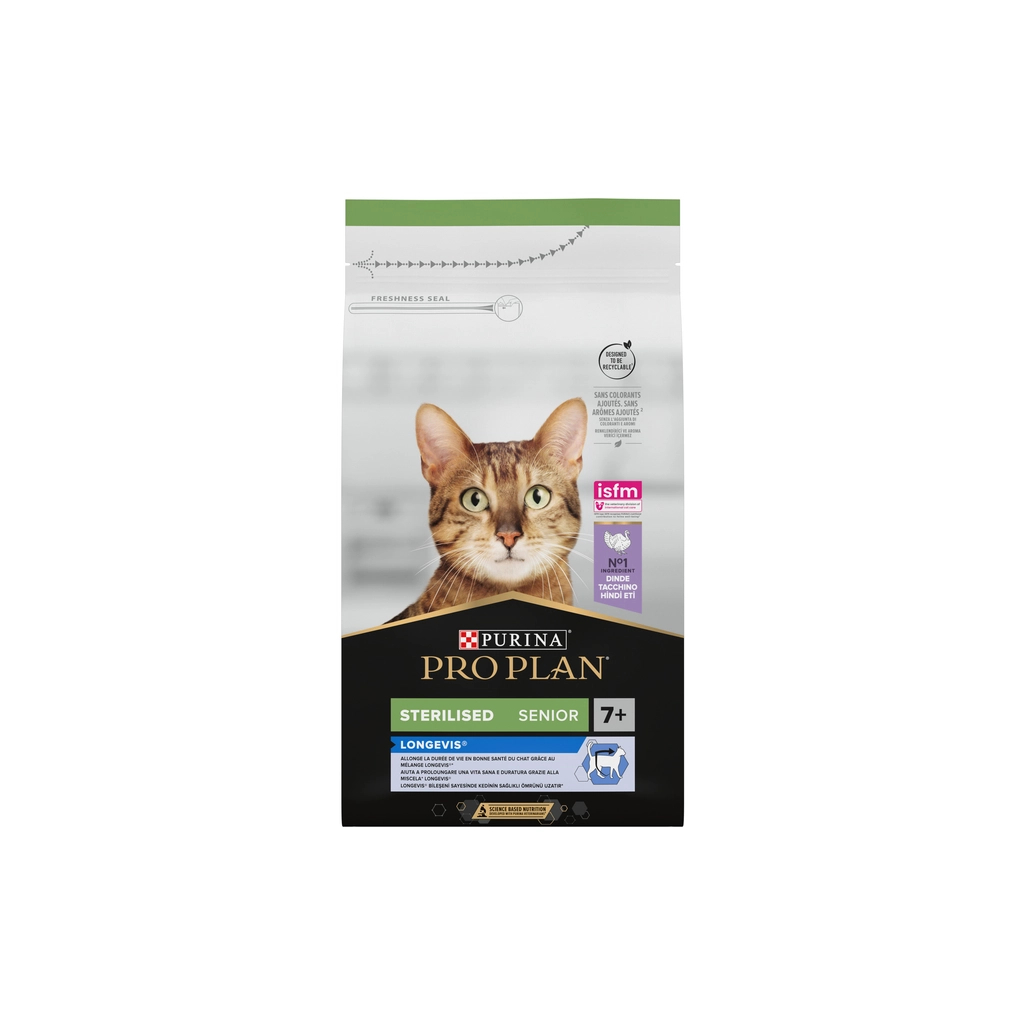 Сухий корм для кішок Purina Pro Plan Sterilised Senior з індичкою 1.5 кг (7613034989673) - зображення 1