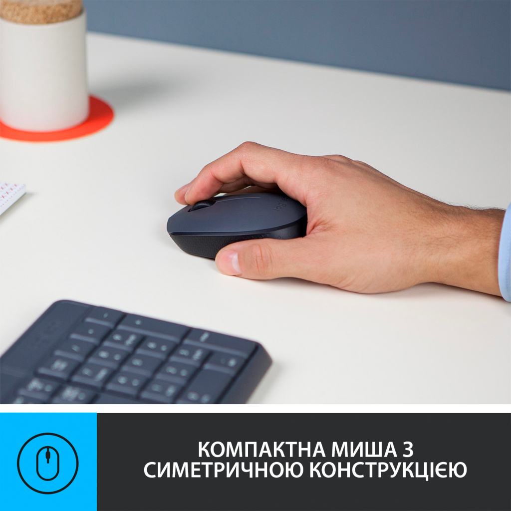 Комплект Logitech MK235 Wireless UA (920-007931) - зображення 2