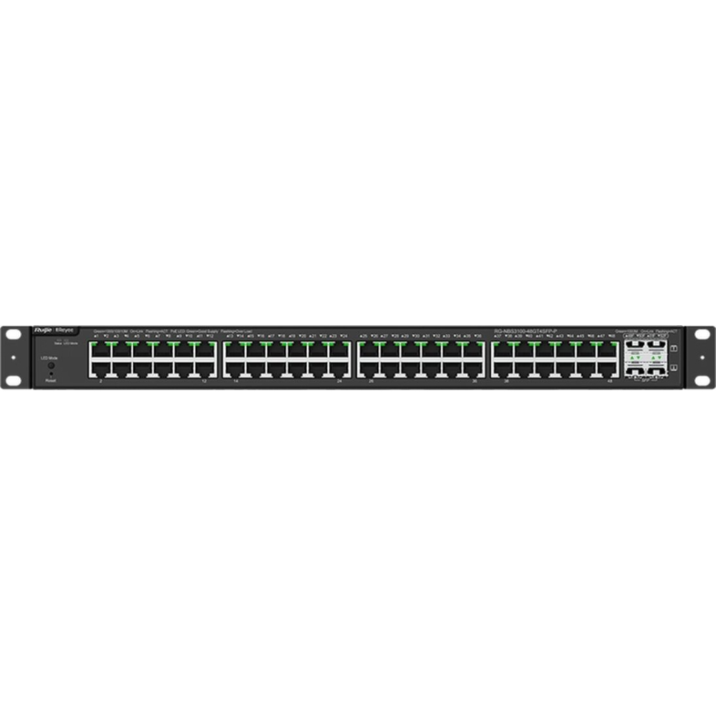 Комутатор мережевий Ruijie Networks RG-NBS3100-48GT4SFP-P - зображення 6